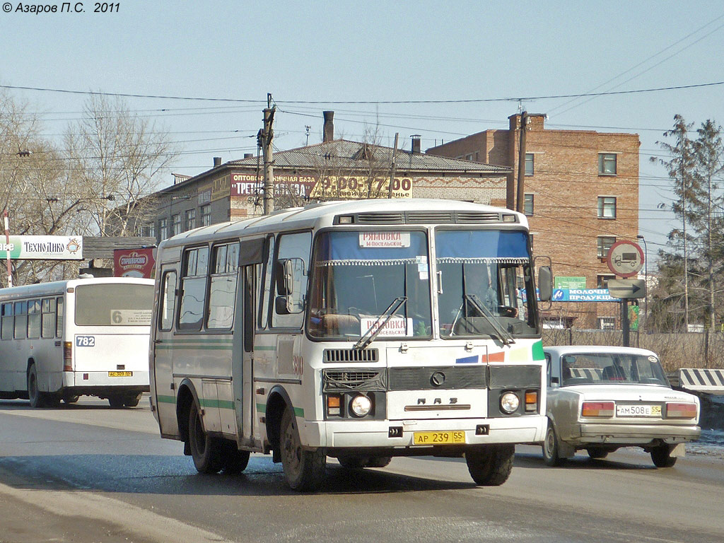 Омская область, ПАЗ-32053 № 380