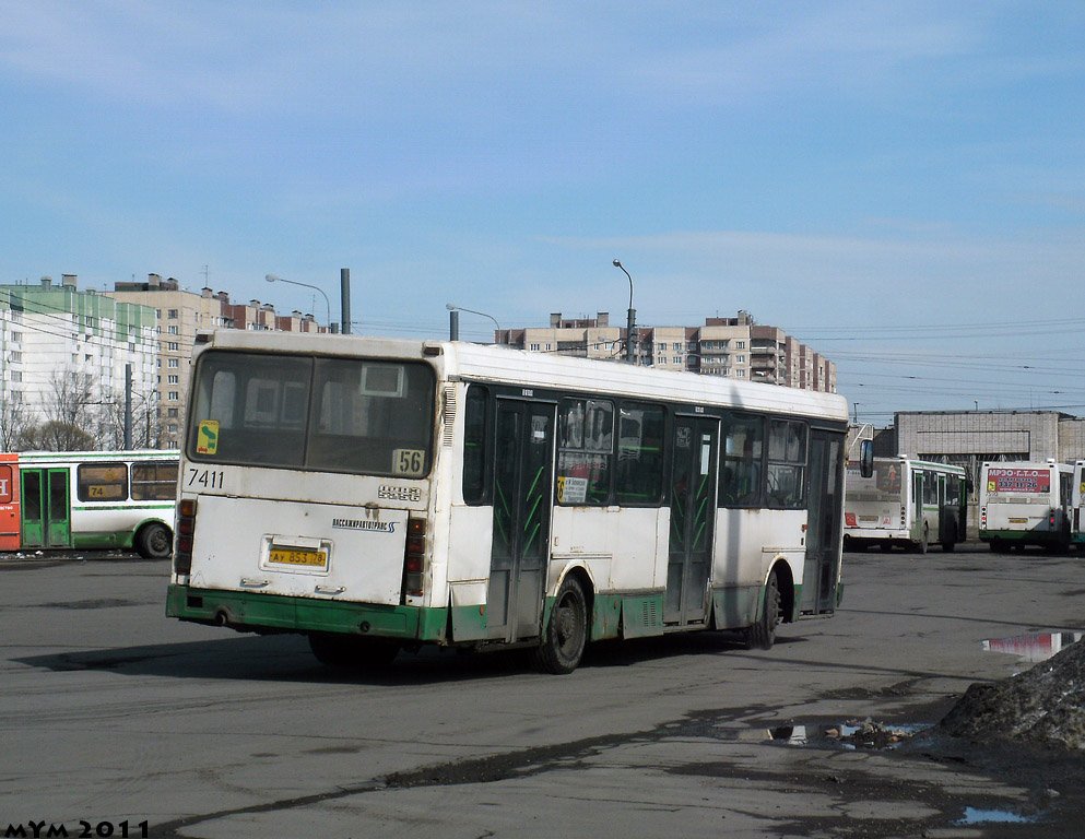 Санкт-Петербург, ЛиАЗ-5256.25 № 7411