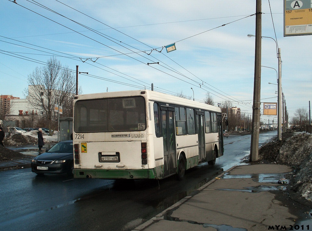 Санкт-Петербург, ЛиАЗ-5256.25 № 7214