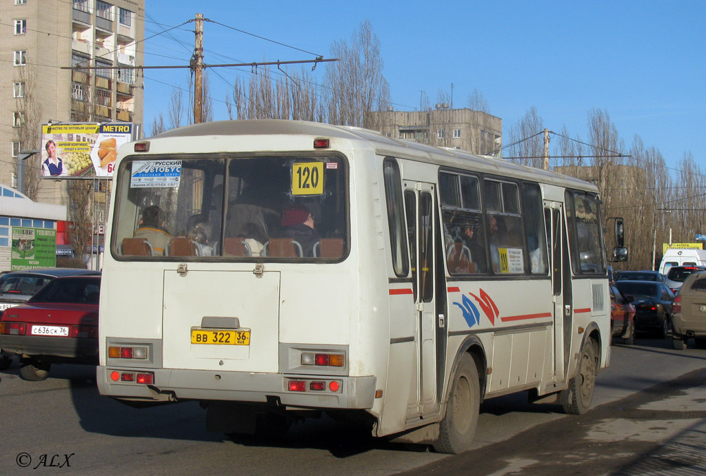 Воронежская область, ПАЗ-4234 № ВВ 322 36