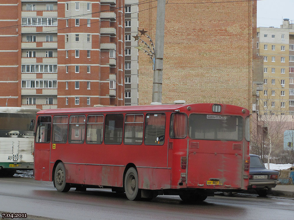 Пензенская область, Mercedes-Benz O305 № АУ 807 58