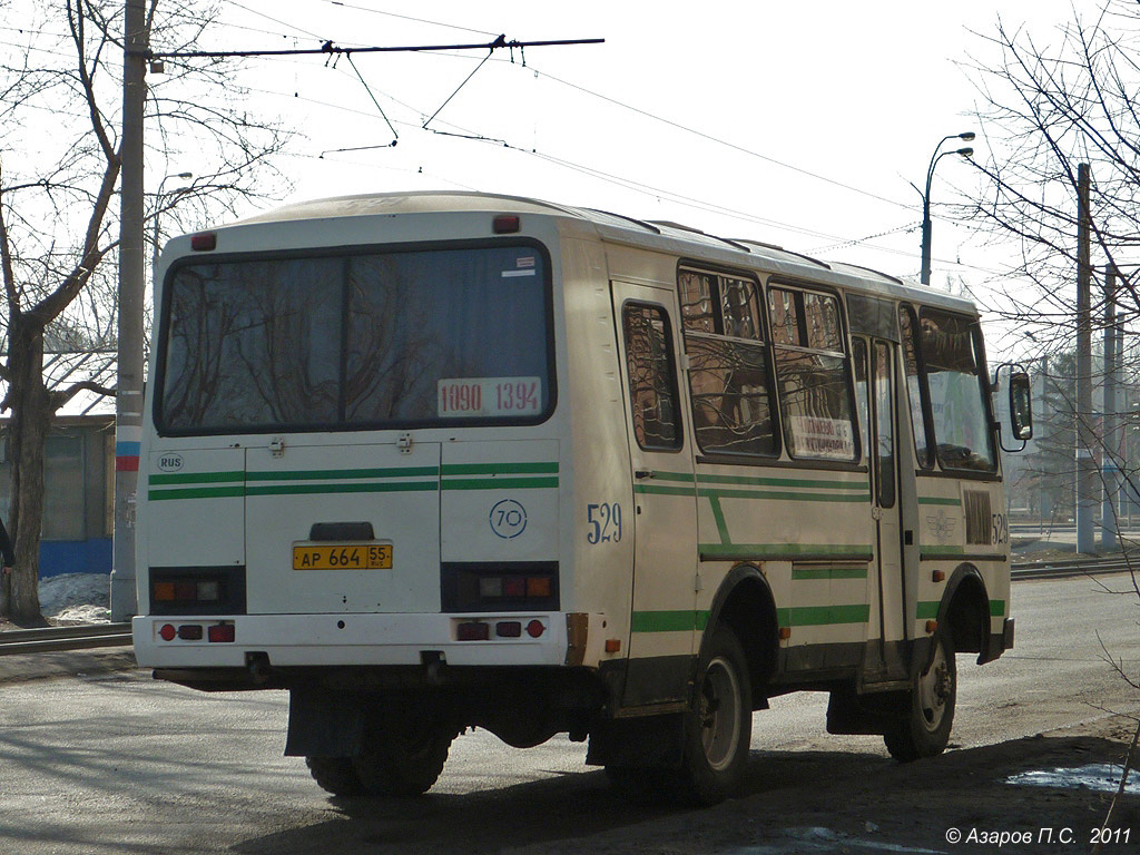 Омская область, ПАЗ-3206-110 № 529