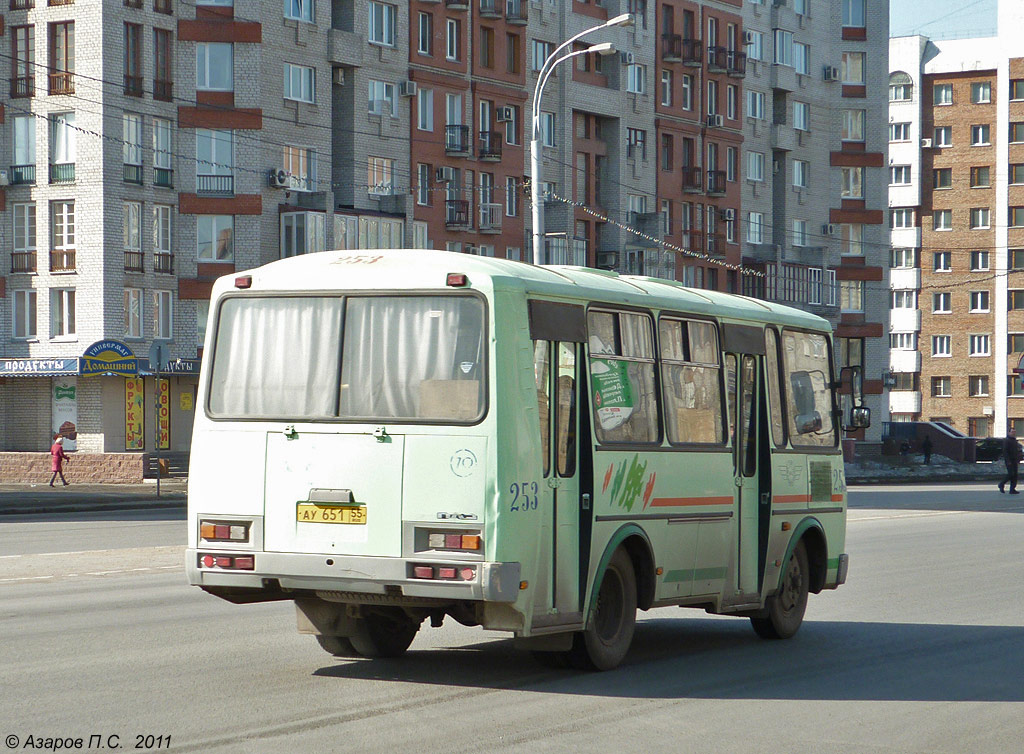 Omsk region, PAZ-32054 № 253