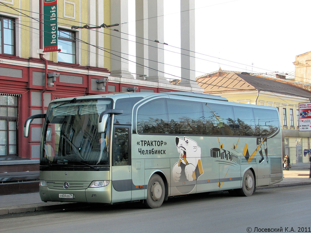 Челябинская область, Mercedes-Benz O580-15RHD Travego № О 604 ОО 74