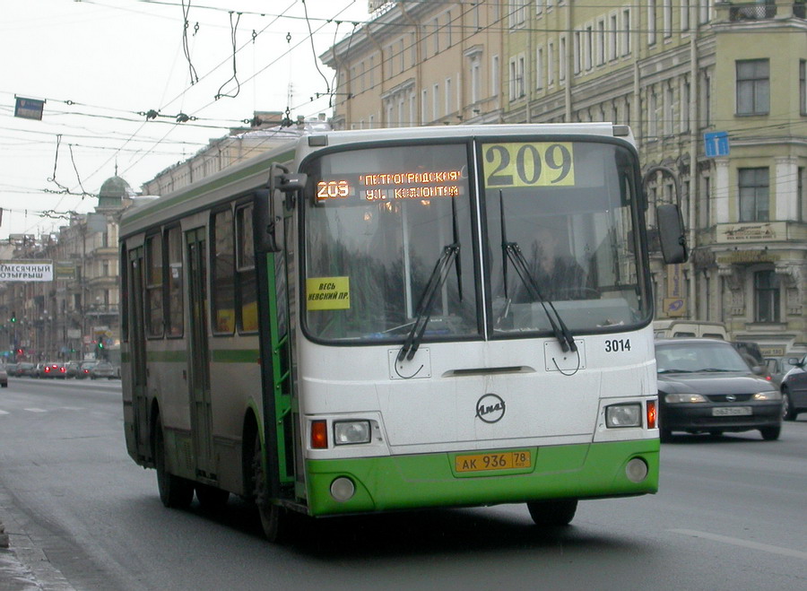 Санкт-Петербург, ЛиАЗ-5256.25 № 3014