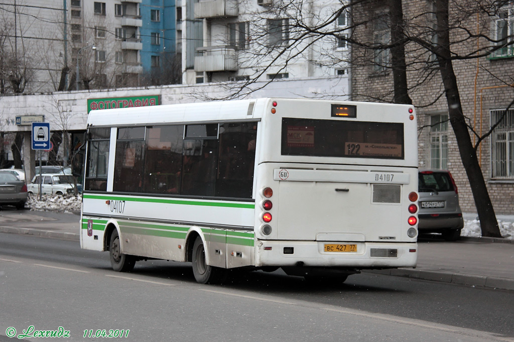 Москва, ПАЗ-3237-01 № 04107