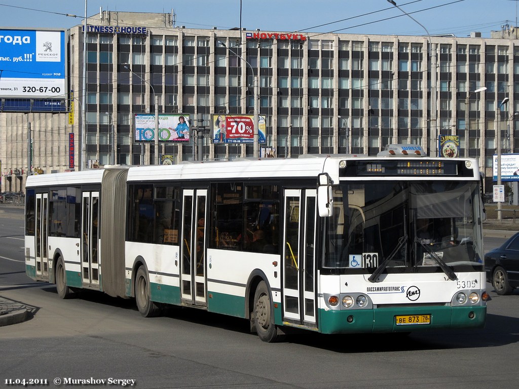 Sankt Peterburgas, LiAZ-6213.20 Nr. 5305