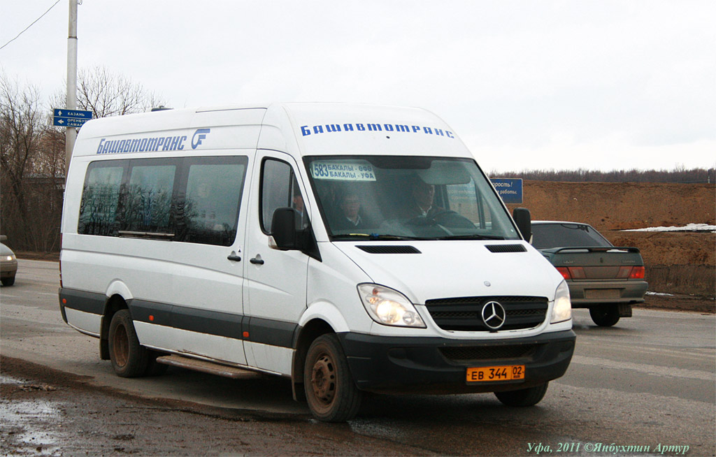 Башкортостан, 906.655 (Mercedes-Benz Sprinter 515CDI) № ЕВ 344 02