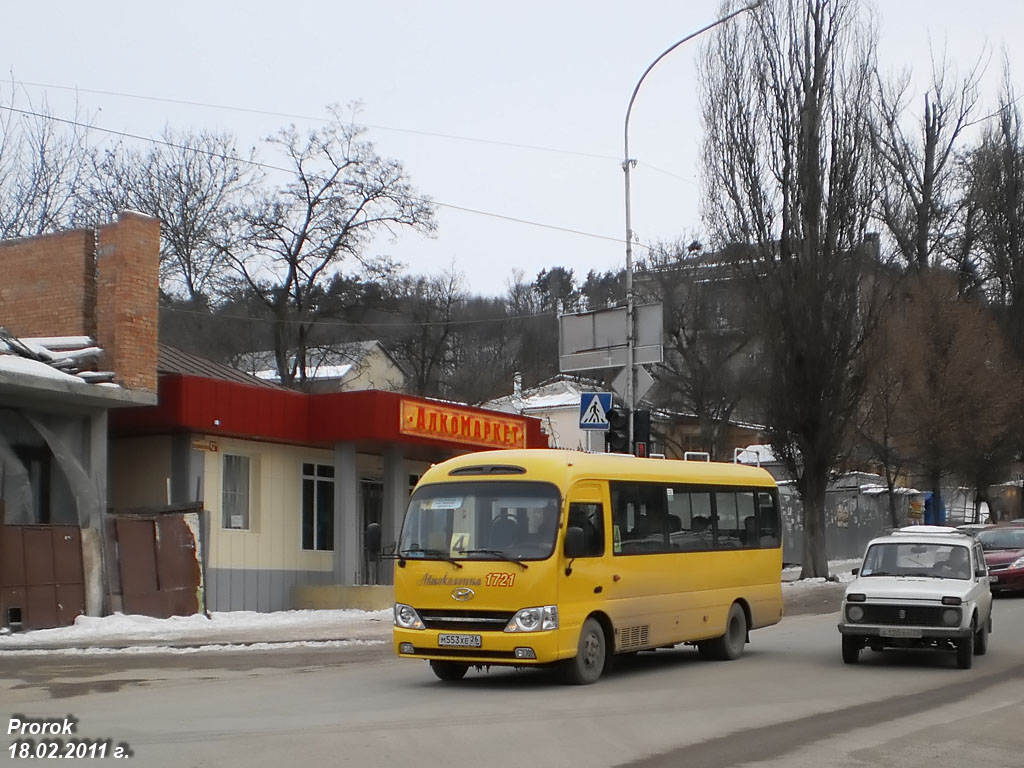 Ставропольский край, Hyundai County Kuzbass № М 553 ХЕ 26