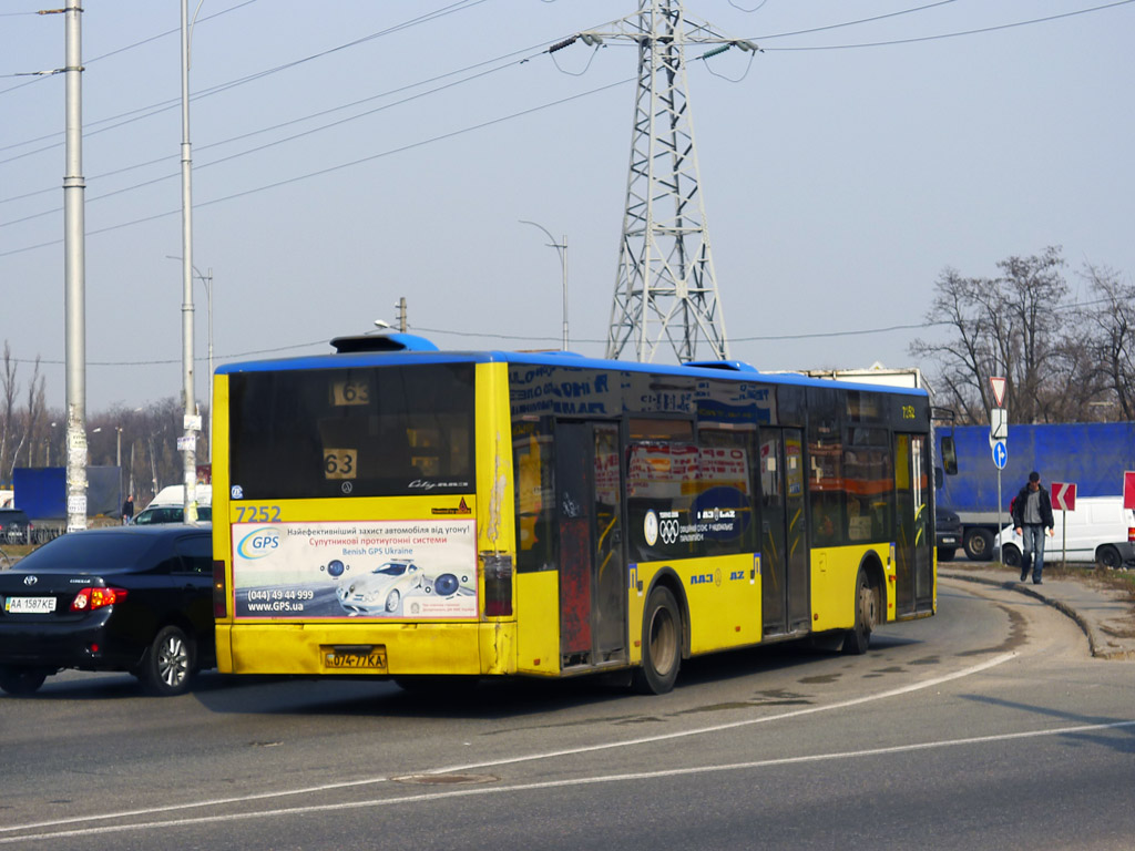 Киев, ЛАЗ A183D1 № 7252