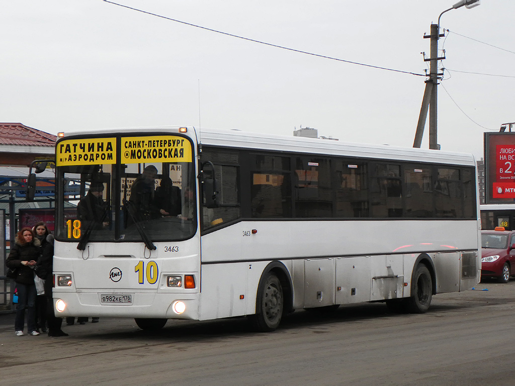 Ленинградская область, ЛиАЗ-5256.58 № 3463