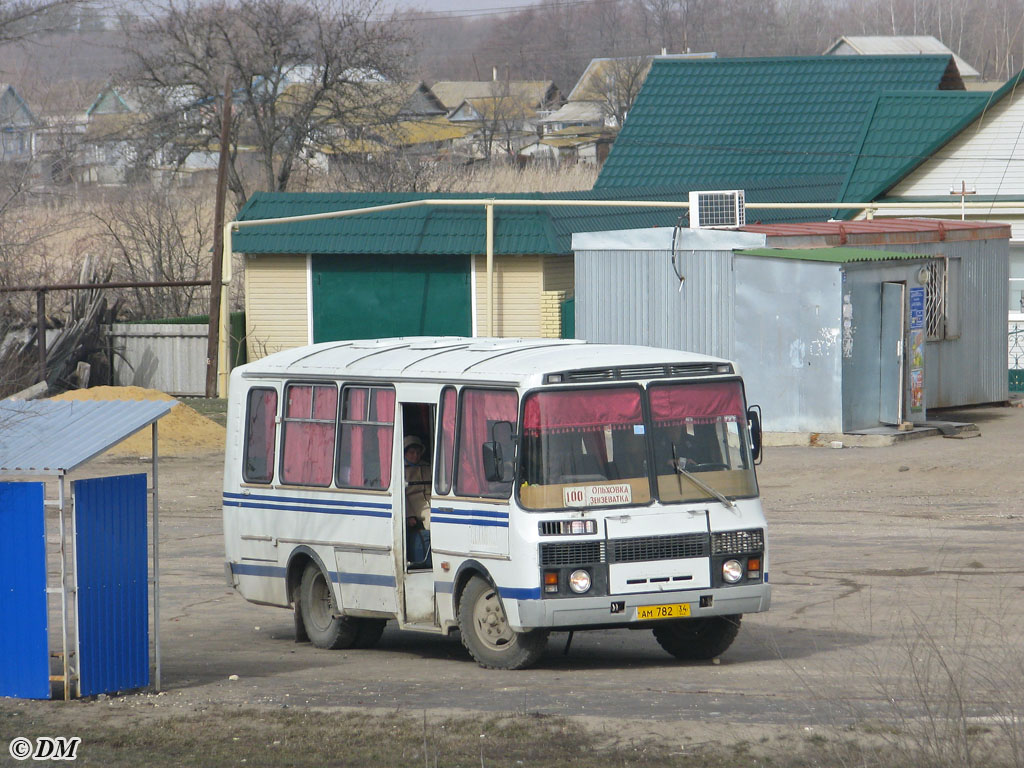 Волгоградская область, ПАЗ-3205-110 № АМ 782 34