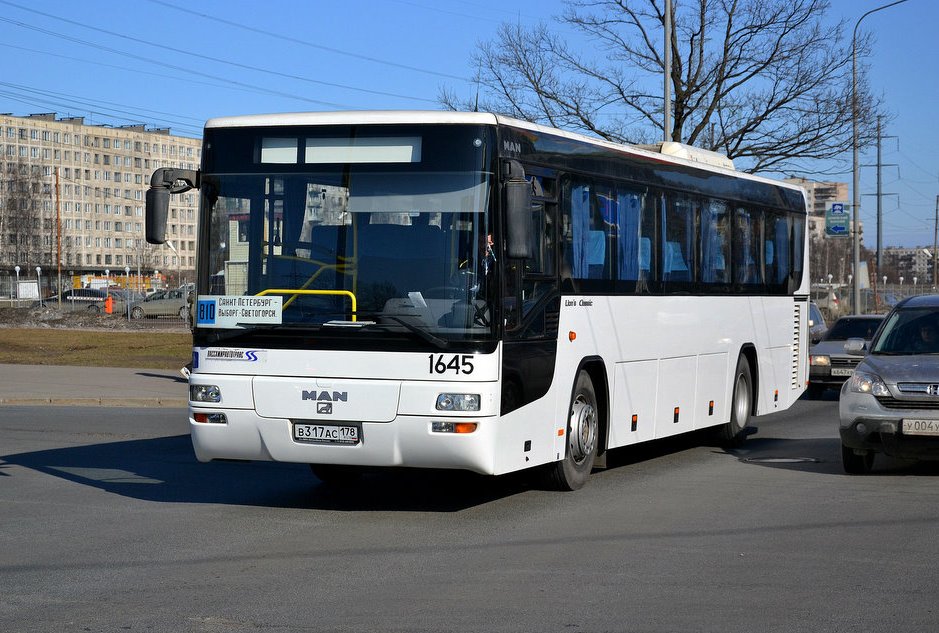 Санкт-Петербург, MAN A72 Lion's Classic SÜ283 № 1645