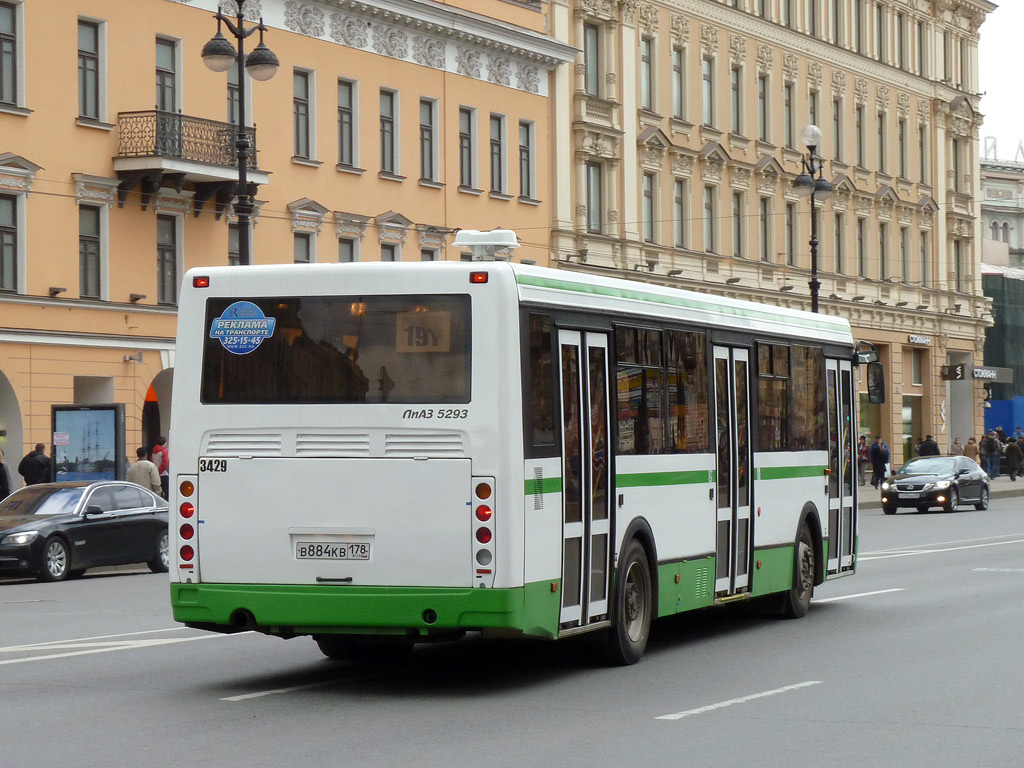 Санкт-Петербург, ЛиАЗ-5293.53 № 3429