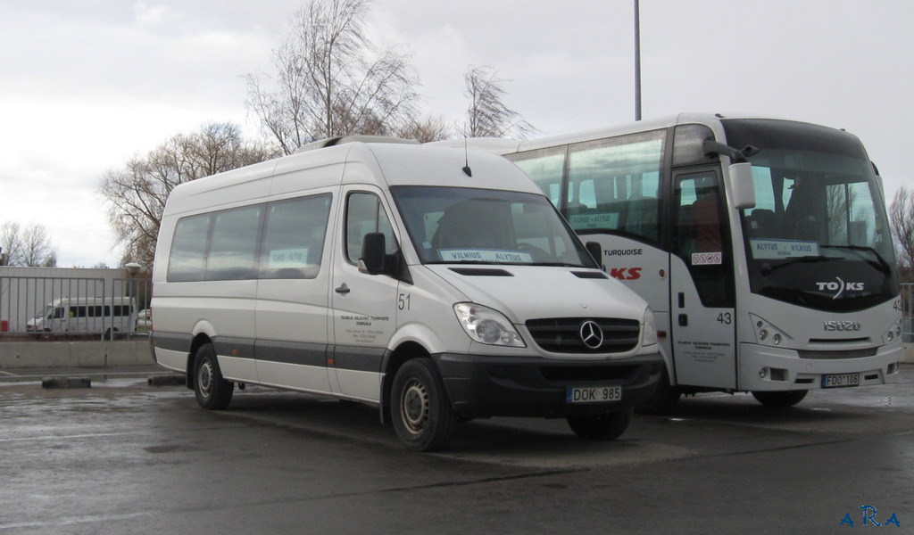 Литва, Mercedes-Benz Sprinter W906 315CDI № 51