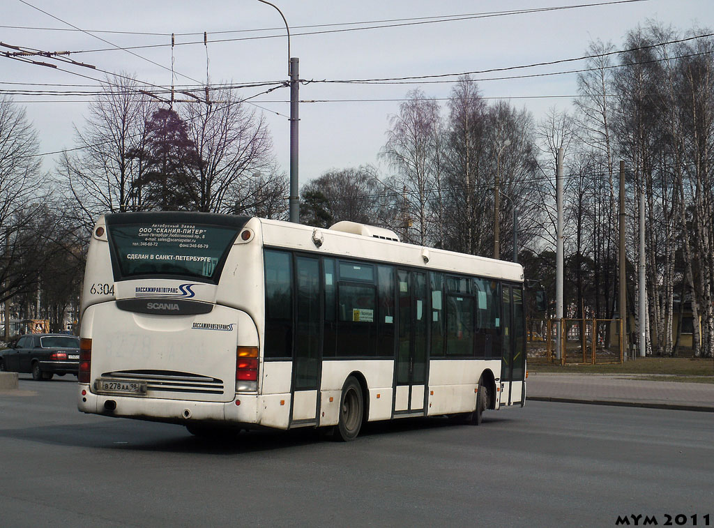 Санкт-Петербург, Scania OmniLink I (Скания-Питер) № 6304