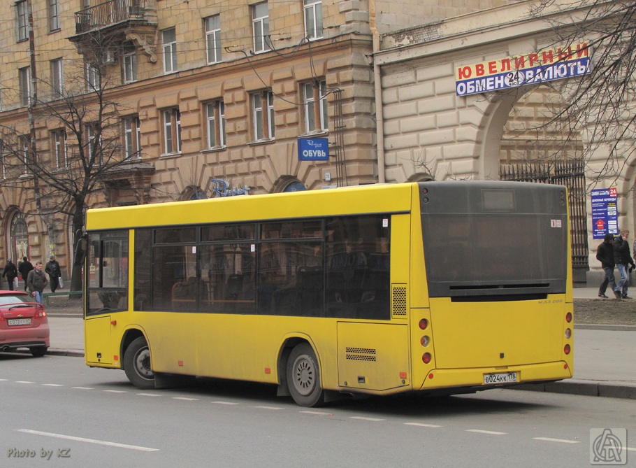 Санкт-Петербург, МАЗ-206.067 № В 024 КК 178