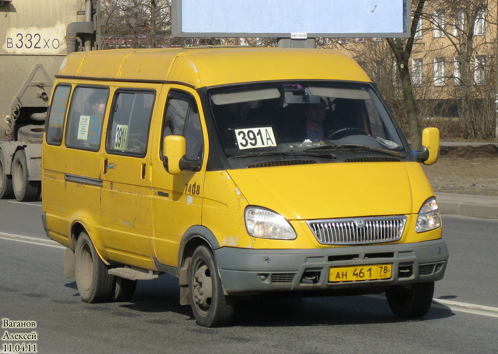 Petrohrad, GAZ-322132 (XTH, X96) č. 7408