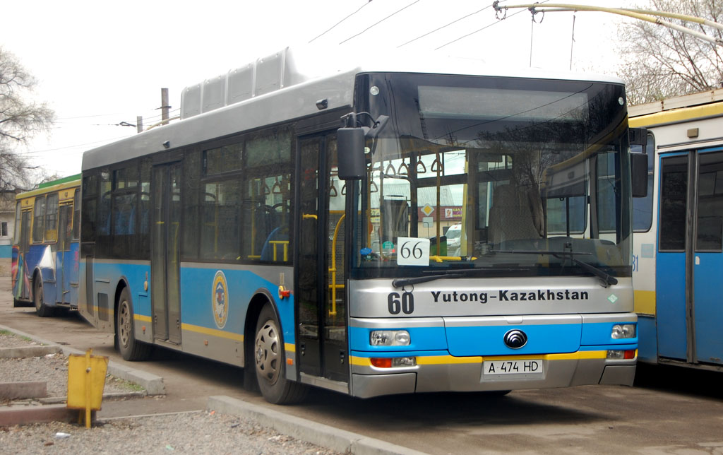 Алматы, Yutong ZK6120HGM № 60