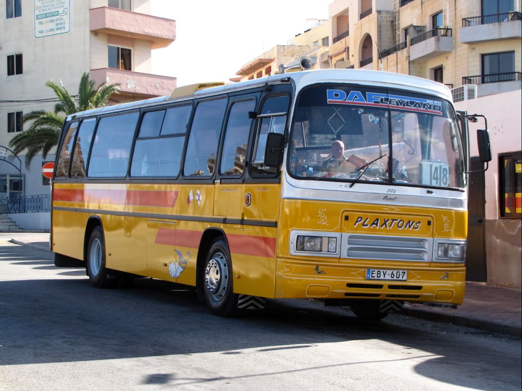 Мальта, Plaxton Panorama Elite III № EBY 607