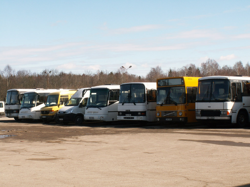 Эстония — Raplamaa — Автобусные станции, конечные остановки, площадки, парки, разное