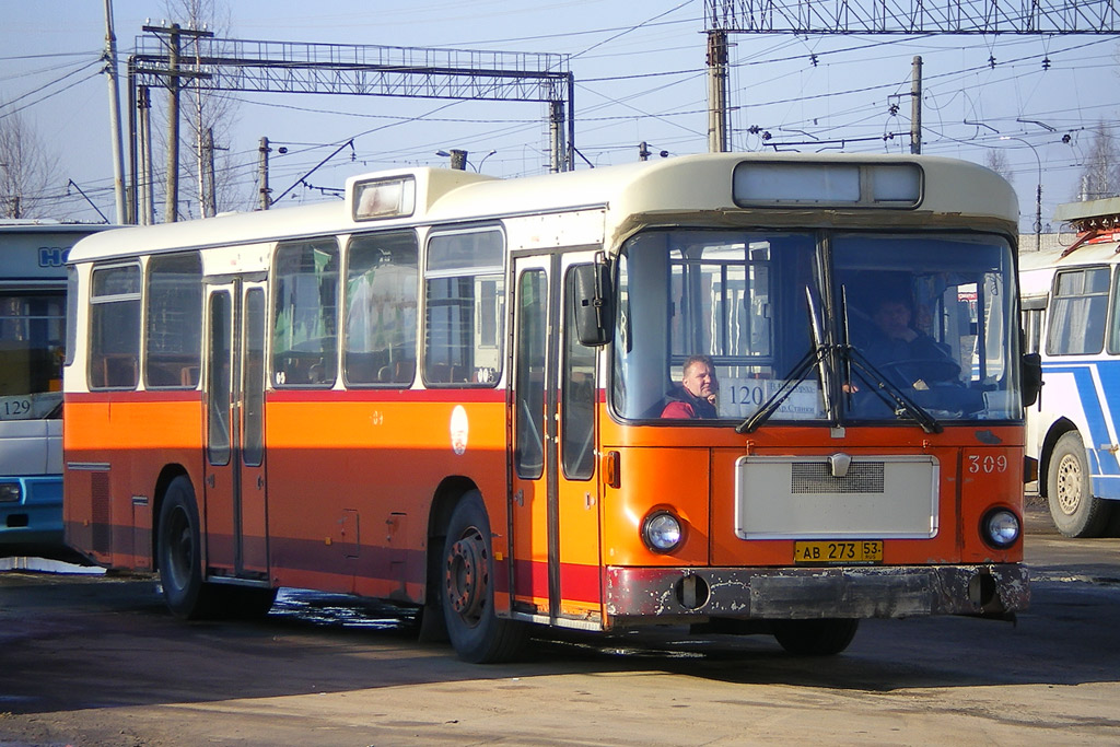 Новгородская область, MAN 192 SL200 № 309