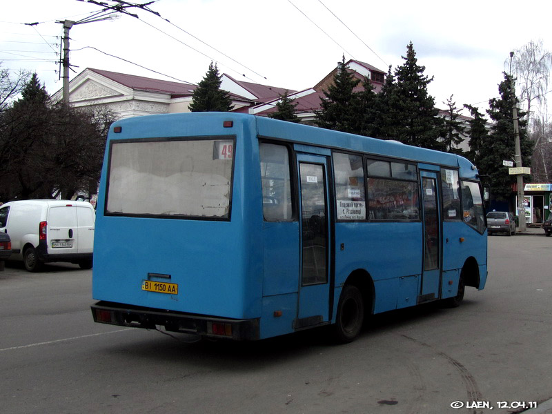 Полтавская область, Богдан А091 № BI 1150 AA