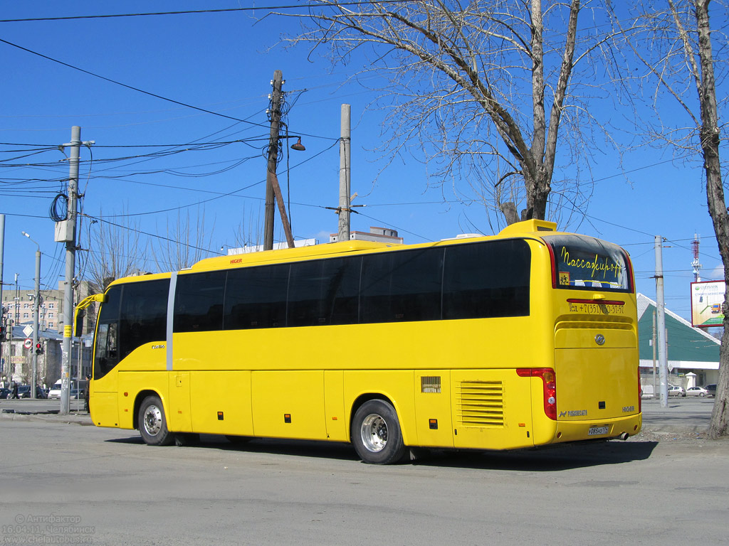 Челябинская область, Higer KLQ6129Q № У 085 НО 174