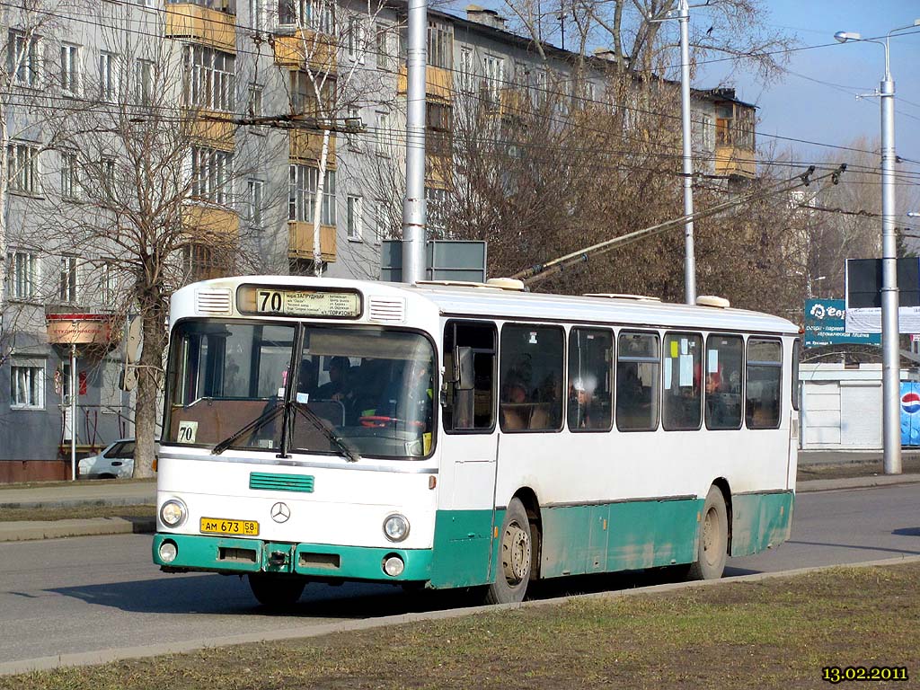 Penza region, Mercedes-Benz O307 Nr. АМ 673 58