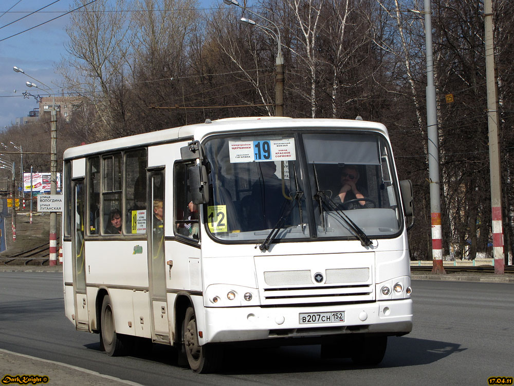 Нижегородская область, ПАЗ-320402-03 № В 207 СН 152