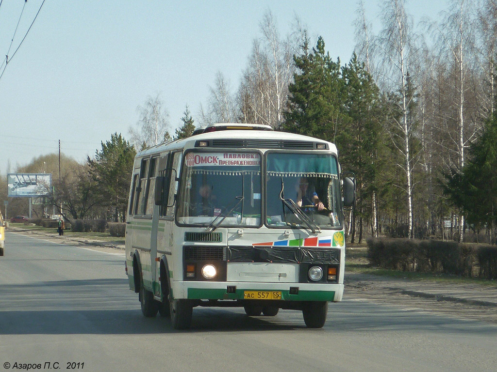 Омская область, ПАЗ-32053 № 502