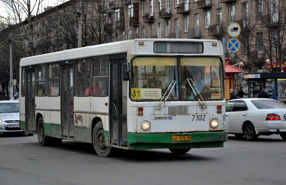 Санкт-Петербург, ЛиАЗ-5256.00 № 7102