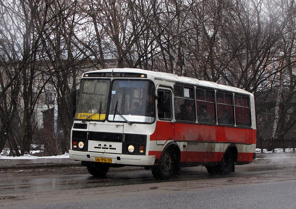 Тверская область, ПАЗ-3205 (00) № АВ 916 69