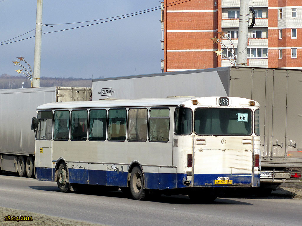 Пензенская область, Mercedes-Benz O305 № АТ 618 58