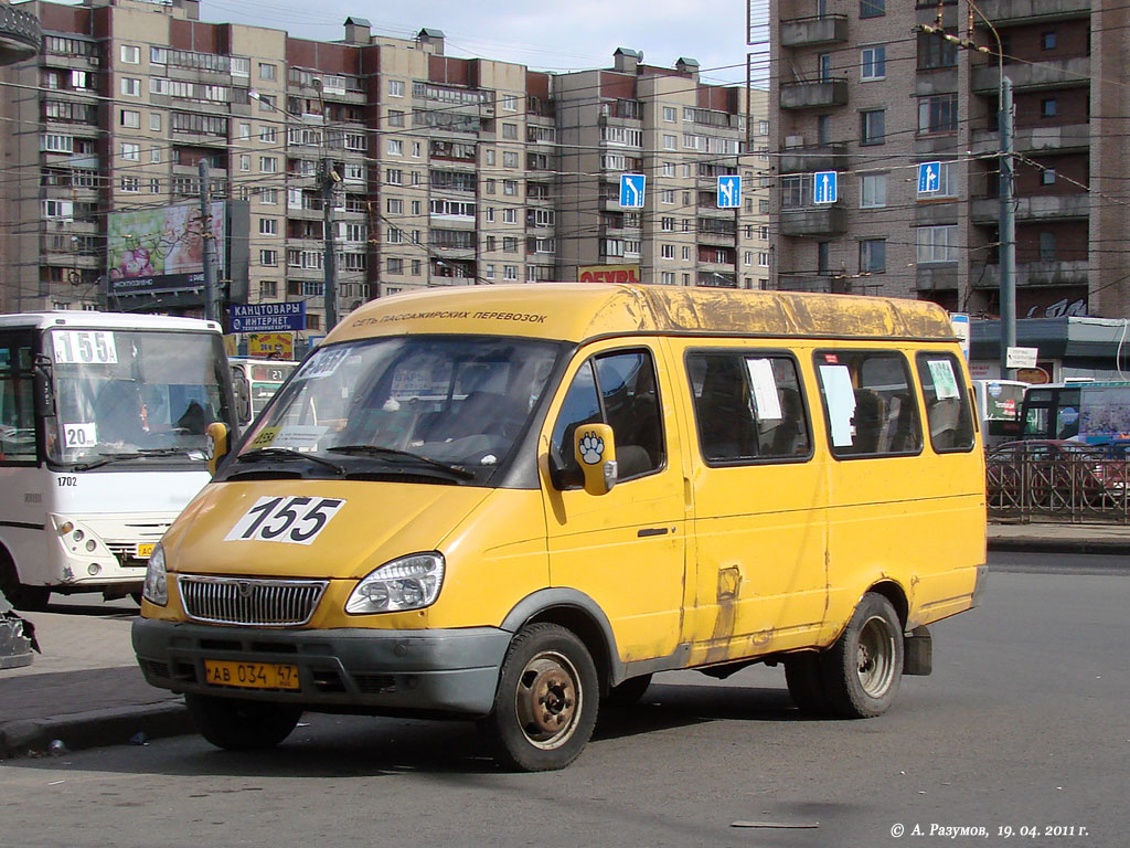 Sankt Peterburgas, GAZ-322132 (XTH, X96) Nr. АВ 034 47