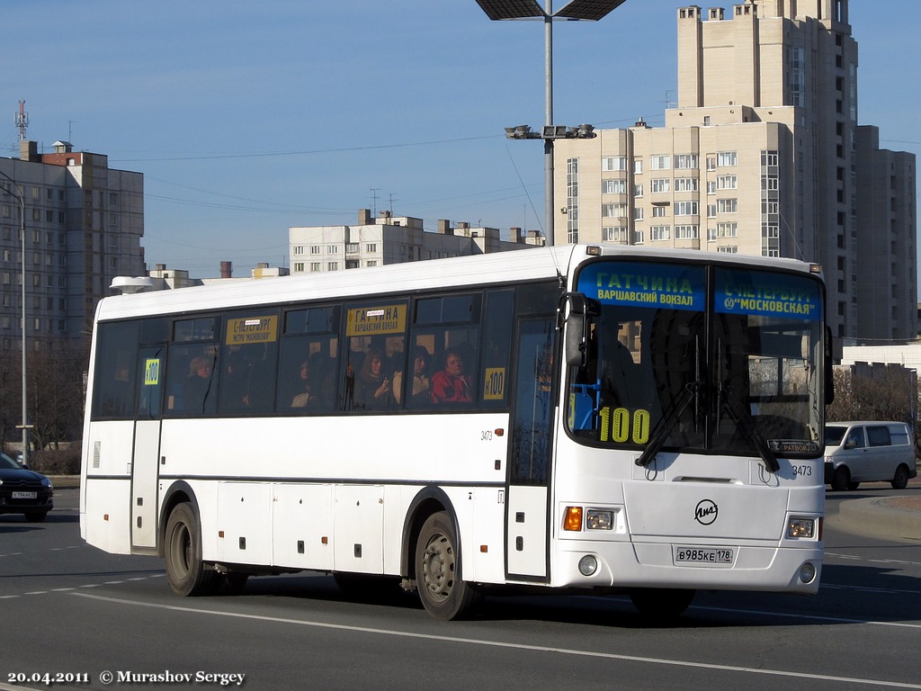 Ленинградская область, ЛиАЗ-5256.58 № 3473