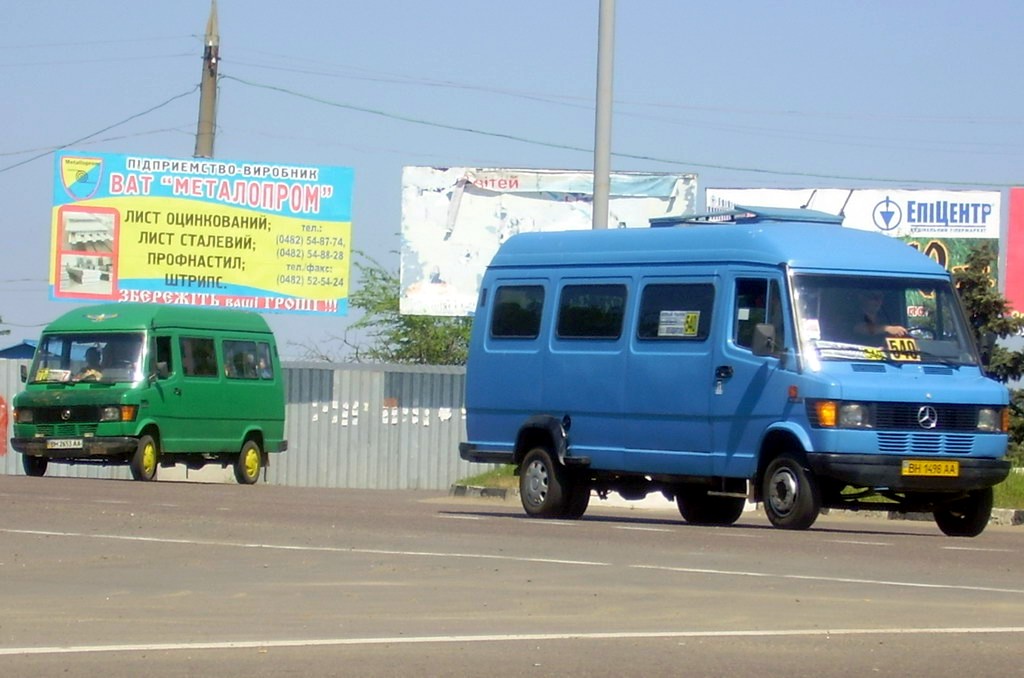 Одесская область, Mercedes-Benz T1 208D № BH 2653 AA; Одесская область, Mercedes-Benz T1 410D № BH 1498 AA