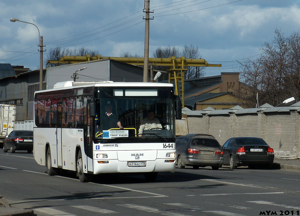 Санкт-Петербург, MAN A72 Lion's Classic SÜ283 № 1644