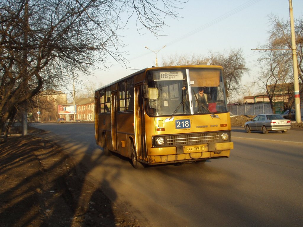 Omsk region, Ikarus 260.50 # 218