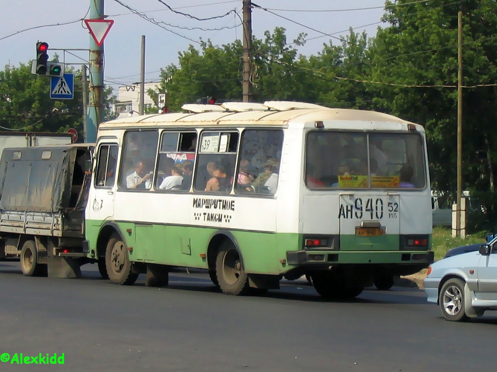 Нижегородская область, ПАЗ-3205-110 № АН 940 52