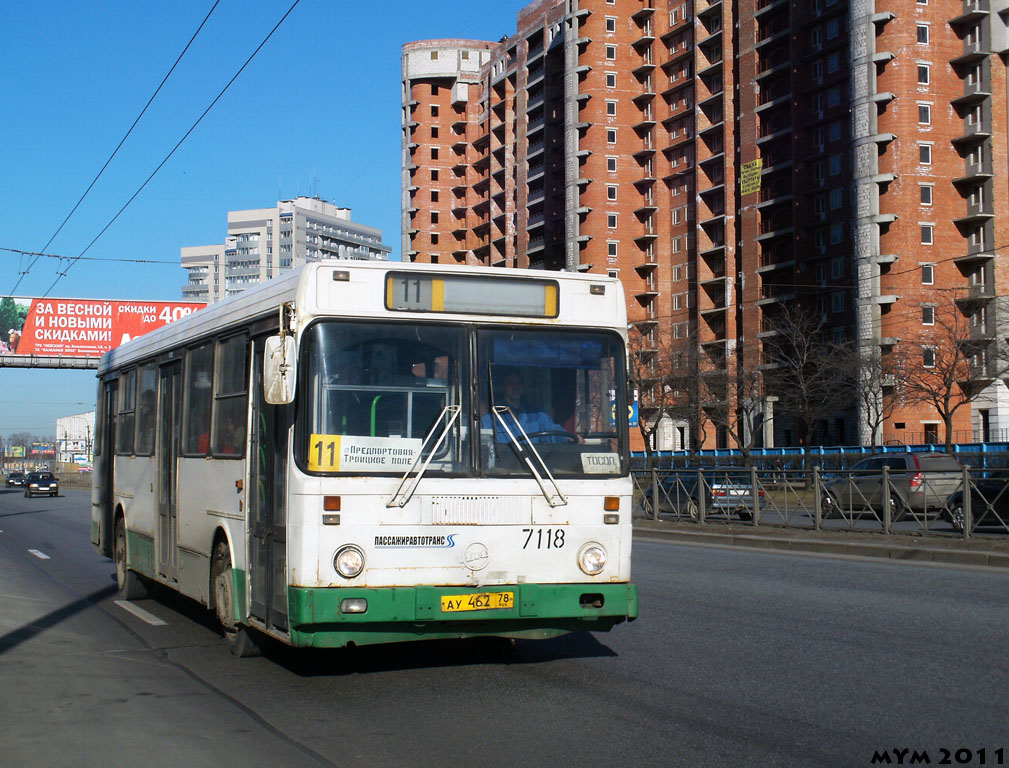 Санкт-Петербург, ЛиАЗ-5256.25 № 7118