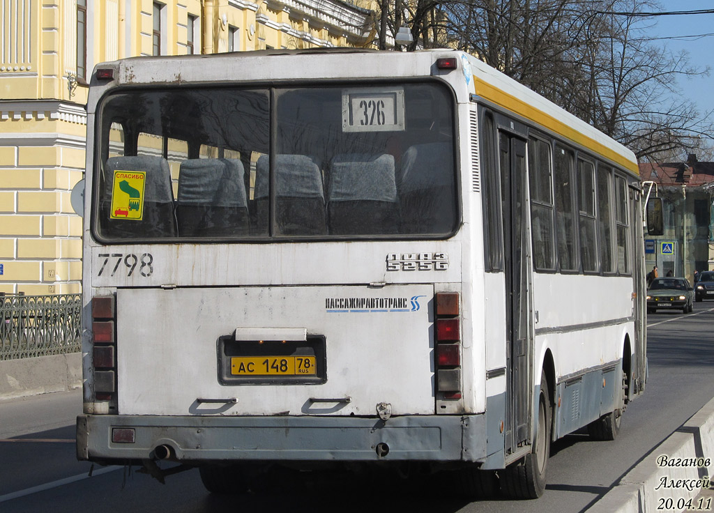 Санкт-Петербург, ЛиАЗ-5256.00-11 № 7798