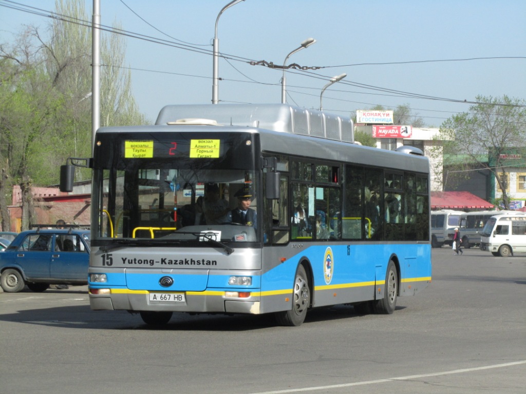 Алматы, Yutong ZK6120HGM № 15