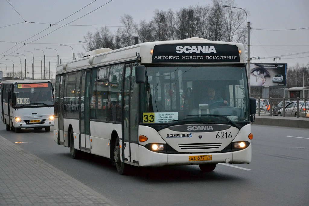 Санкт-Петербург, Scania OmniLink I (Скания-Питер) № 6216