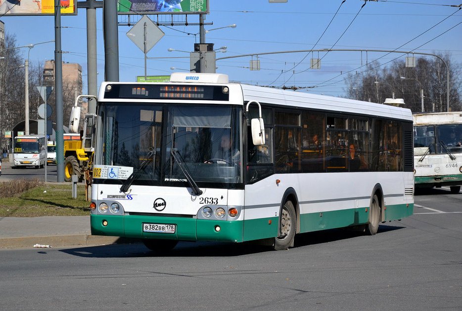 Санкт-Петербург, ЛиАЗ-5292.20 № 2633