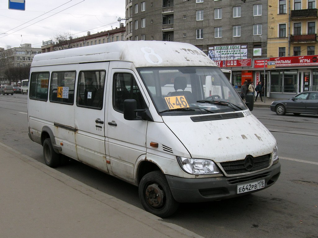 Санкт-Петербург, Mercedes-Benz Sprinter W904 408CDI № Е 642 РВ 178