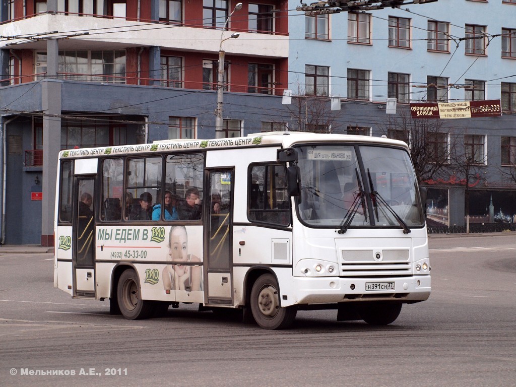 Ивановская область, ПАЗ-320402-03 № Н 391 СН 37