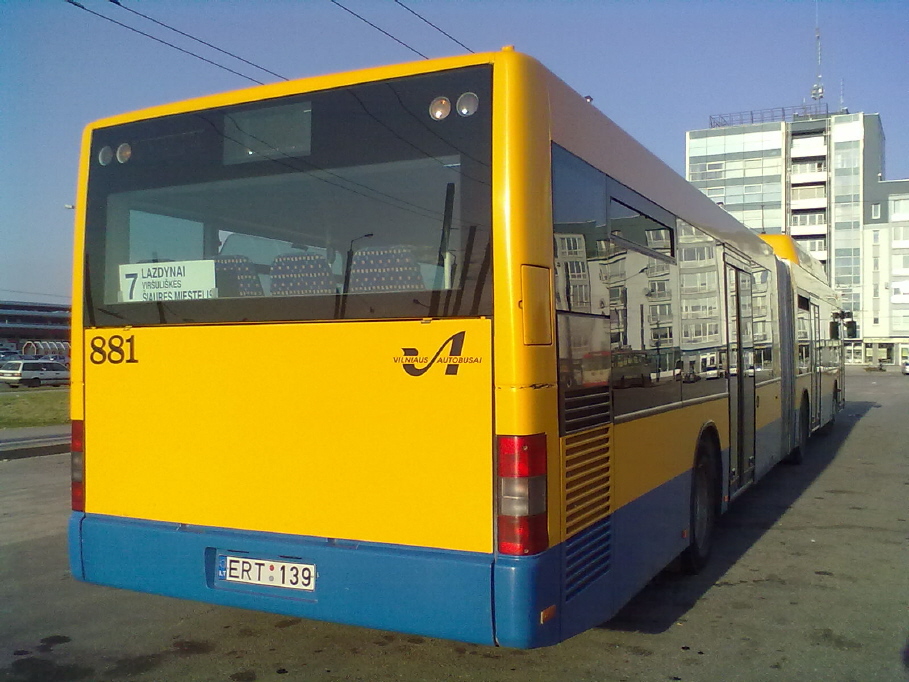 Литва, MAN A23 NG313 CNG № 881