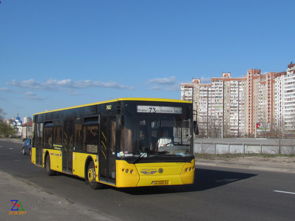 Киев, ЛАЗ A183D1 № 7602