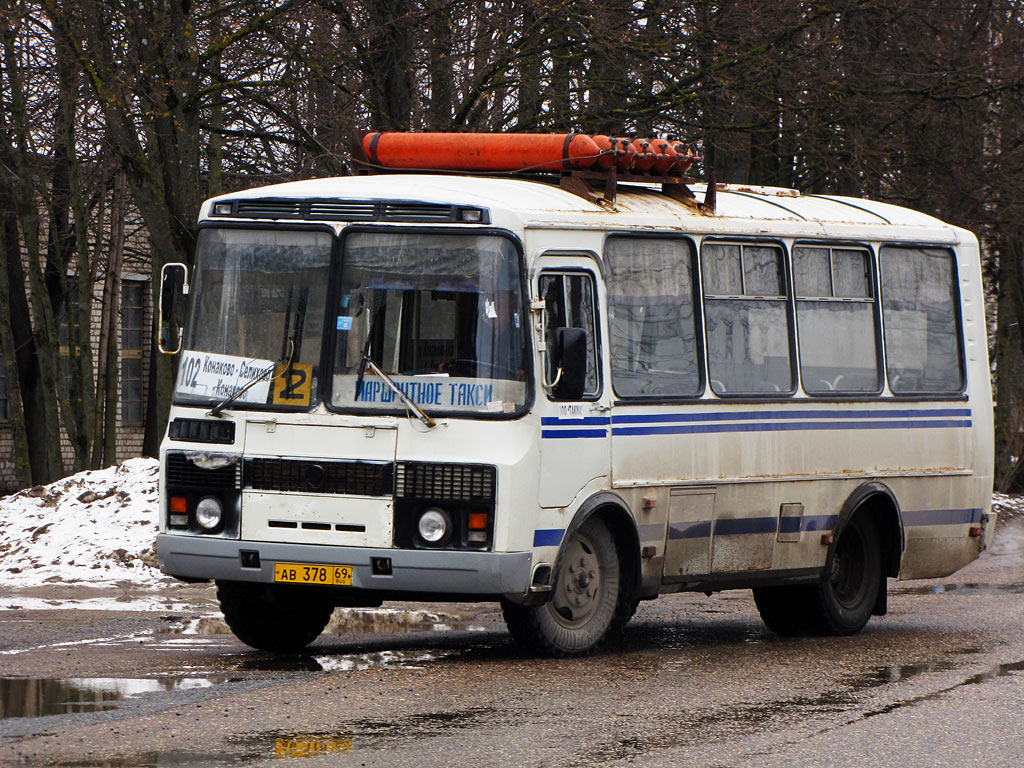 Тверская область, ПАЗ-3205-110 № АВ 378 69